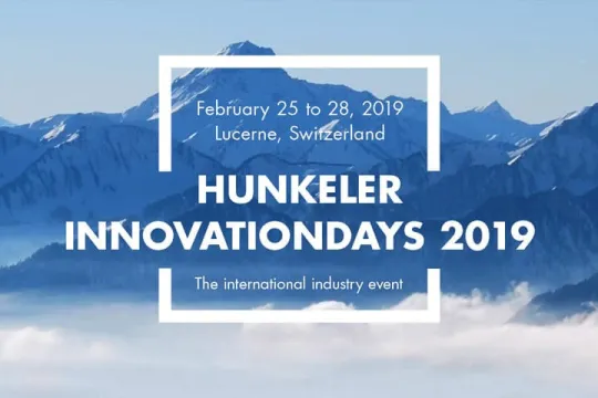 Burgo at the Hunkeler Innovation Days 2019
