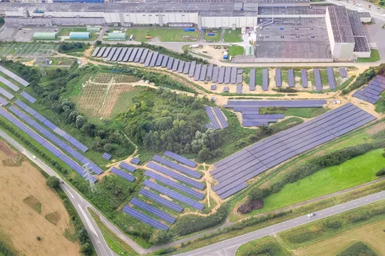 9.8 MW Solar Park completed at Burgo Ardennes Plant
