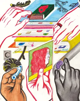 Sarah Mazzetti / Calendario illustrato Burgo 2021